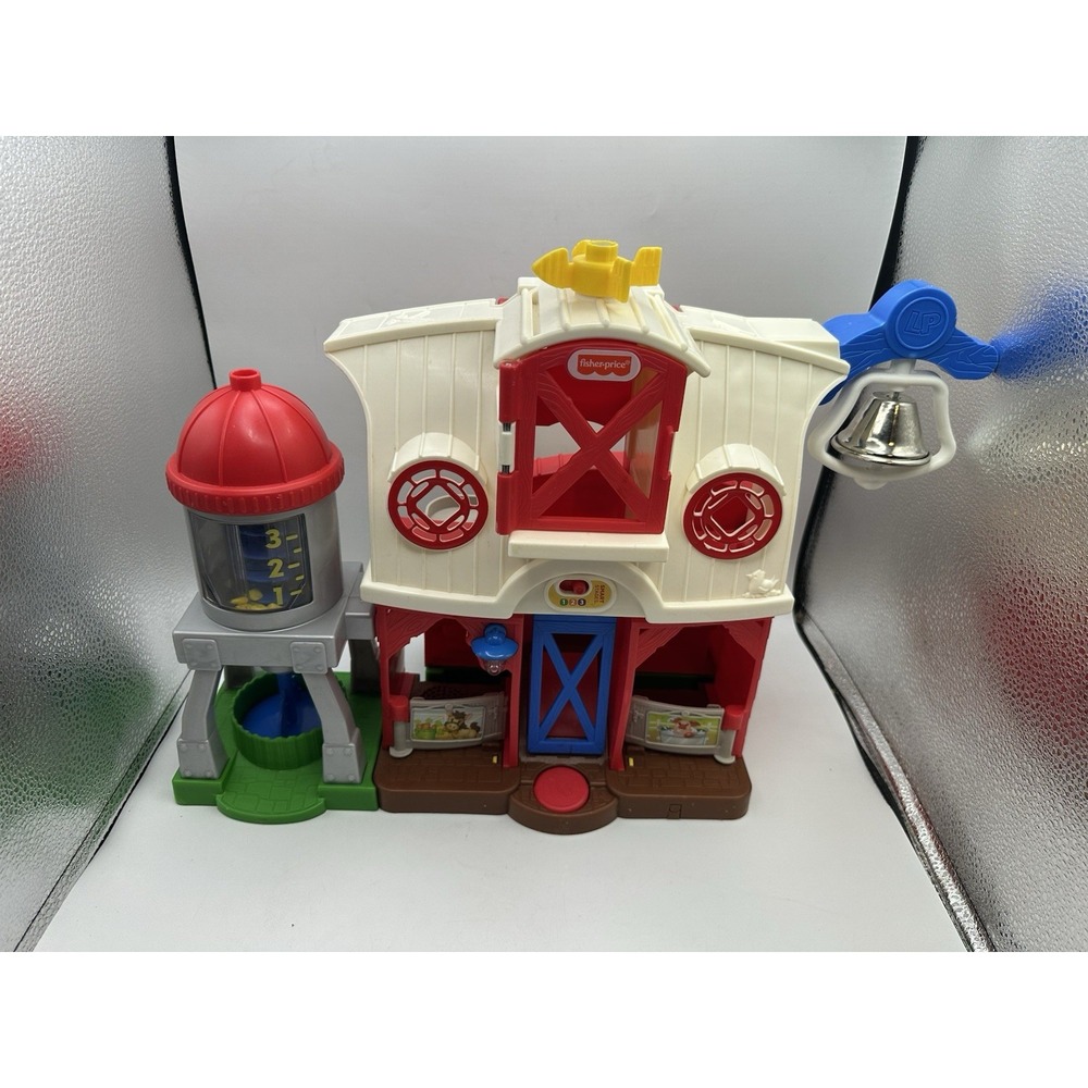 2019 Fisher-Price Little People Caring for Animals Farm Set - BARN ONLY, WORKS!